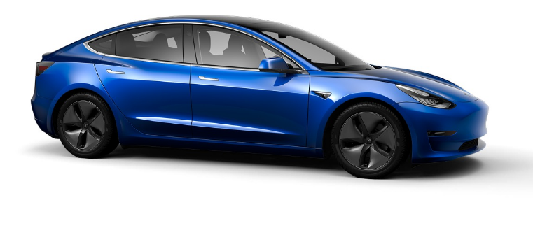 Model 3 Blue Automatic Tesla 2020 2