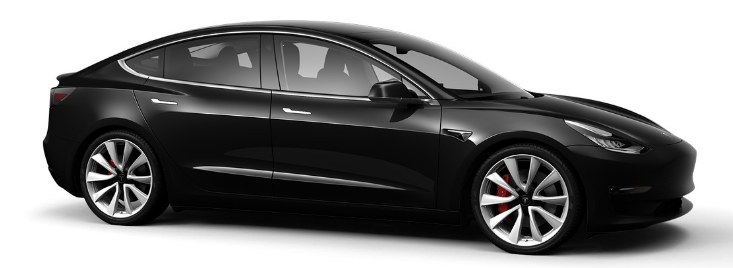 Model 3 Black Electric Tesla 2019 2