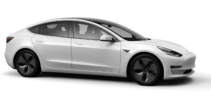 2020 Electric Tesla Model 3 White