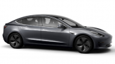 Electric Silver Tesla 2019 Model 3