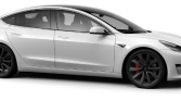 White Automatic Tesla Model 3