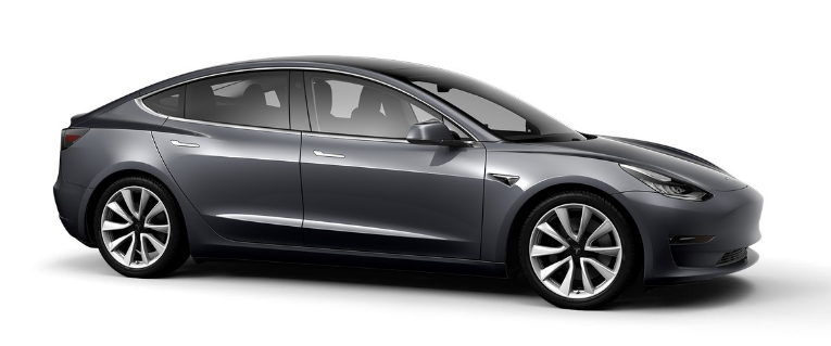 2020 Electric Silver Tesla Model 3