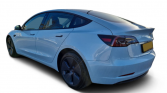 Electric White Tesla Model 3 2021