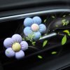 Cute Flower Aromatherapy Car Air Outlet Decoration Perfume