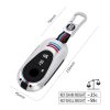 White Remote Car Key Case Cover Shell Protector For Mercedes Benz AMG EQS 53 W223