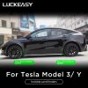 LUCKEASY For Tesla Model 3 Model Y 2020-2023 Invisible Mud Fenders Modification Car Exterior